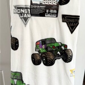 Monster Truck Plush Blanket
